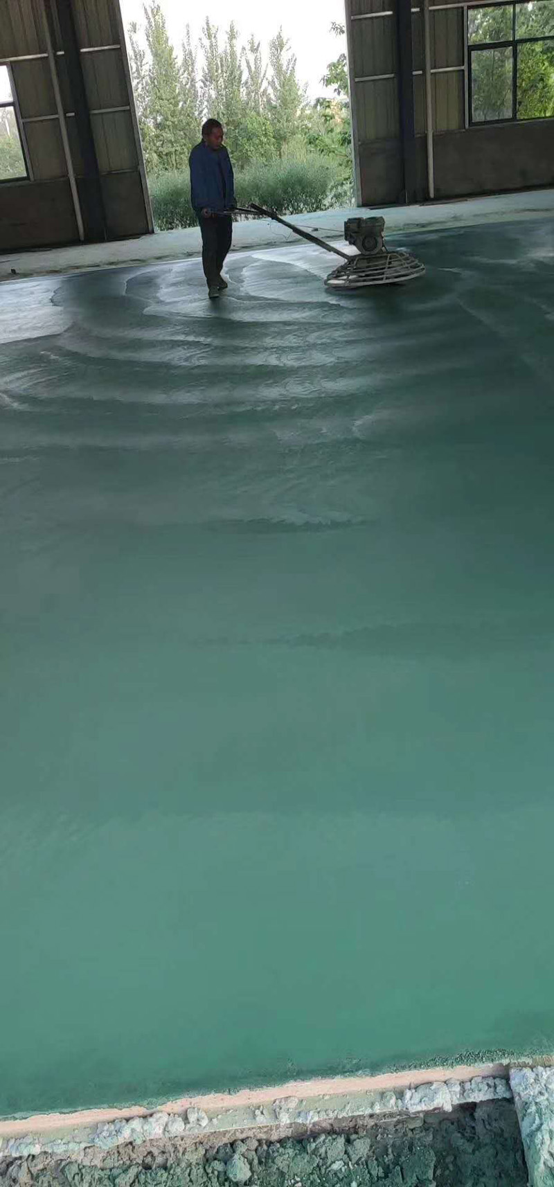 邯鄲某廠(chǎng)房耐磨地坪施工